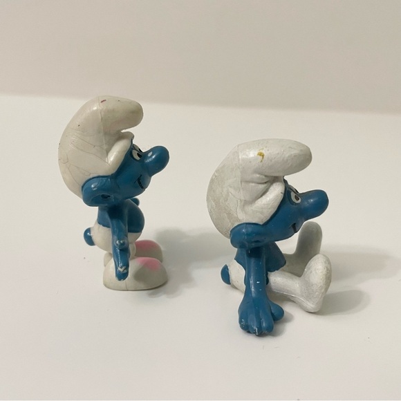 Lot of 4 Smurf Smurfette Figures Toys Ballerina - Picture 5 of 16